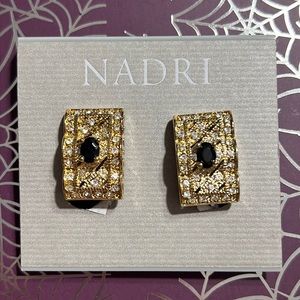 Nadri clip on earrings